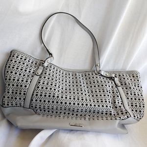 Jessica Simpson Punched Leather Design Tote